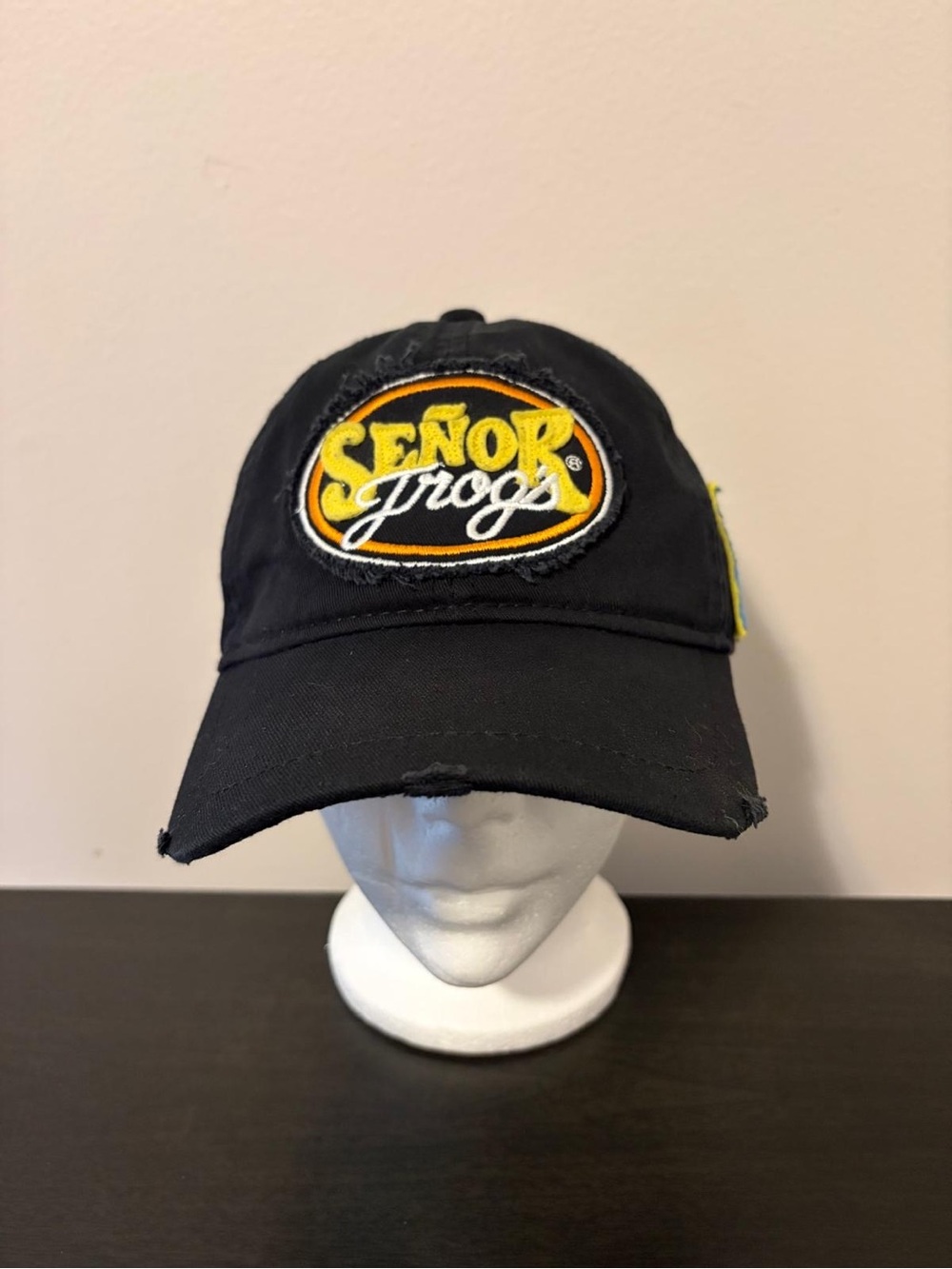 Senir Frogs Vtg Playa del carmen Black Baseball Cap